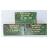 3 Vintage Rem Kleanbore .257 Roberts Express 117
