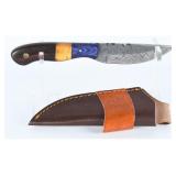 Contemporary Artisan-Made Fixed-Blade Knife with
