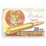 Vintage Wby .300 W.M. Ultra-Velocity Ammo 