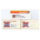 3 Boxes of Vintage Win Super-X 300 Savage Rifle