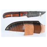 Modern Custom Fixed-Blade Hunting Knife with