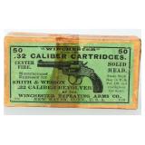 50 Rounds Vintage Win .32 S&W Center Fire Ammo in