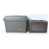 A Pair of Ammunition Storage Containers:...