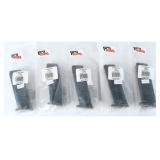 A Group of Five Pro Mag 17-Round 9MM Blue...