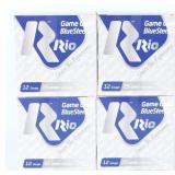 Rio Game Load BlueSteel 12 Ga Ammo, 4 Boxes