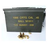 A Large Metal Ammo Can Stenciled for 1000...