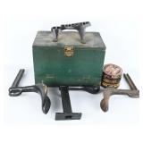 Cobbler & Shoe Polishing Access. in Wood Box