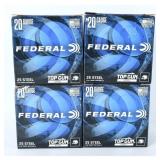 100 Federal Top Gun 20 Ga 2 3/4 Shotshells