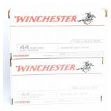 100 Rds Winchester .44 Rem Mag 240 JSP