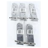 5 1911 Pistol Magazines .45 ACP 7-rd