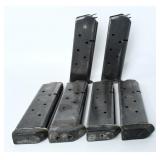 6 Colt M1911 .45 ACP Magazines