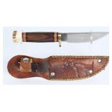 A Marbles USA Fixed Blade Hunting Knife...