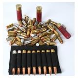 73 Mixed Rounds: 12G, .338, .45 ACP, 9mm.