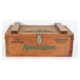 Empty Remington Wood Crate for Shotgun Shells
