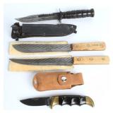 Camillus, Case XX, Kershaw: 4 Vintage Knives