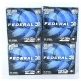 100 Federal Top Gun Steel Shotshells 20 Ga