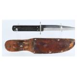 A  Vintage Fixed-Blade Utility Knife with...