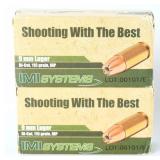 100 Ct. IMI Systems 9mm Luger 115 Gr JHP