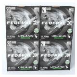 100 Federal 20 Ga Shotshells, 2 3/4" #7.5