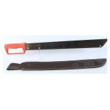 Barteaux & Sons Machete w/ Orange Handle...