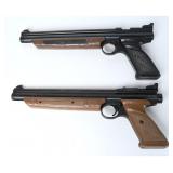 Pair Crosman 1377 Air Pistols .177 Cal.
