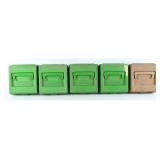 Lot of 5 MTM Case-Gard R100 100-Round...