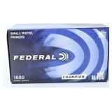 Federal Champion Small Pistol Primers No....
