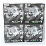 Lot 100 Rds Federal Upland Steel 20 Ga Ammo