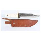 Bear & Son Fixed-Blade Bowie Knife w/ Sheath