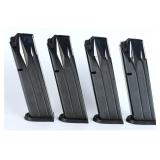 4 Beretta 9mm 17-Rd Pistol Magazines, Modern