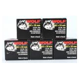 Wolf 7.62x39 122gr FMJ Ammo Lot, Modern