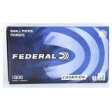 1000 Federal Champion No. 100 Small Pistol Primers