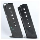 Two Sig Sauer P220 .45 ACP Handgun Magazines