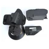 Polymer/Hybrid Holster & Mag Carrier Lot (4 Pcs)