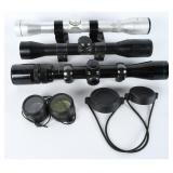 3 Rifle Scopes: Tasco & Bushnell Sportview Models