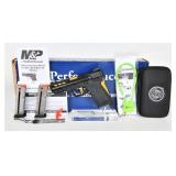 S&W M&P 380 Shield EZ Gold Accent Pistol, c. 2020