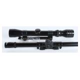 Two Vintage Rifle Scopes, Redfield and Glenfield