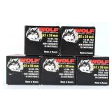 Wolf 7.62x39 122gr FMJ Steel Case, 100rd, Modern