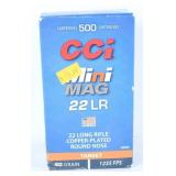 CCI Mini MAG .22 LR 40gr 500rd Box, Modern