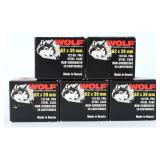 Wolf 7.62x39mm 122gr FMJ Ammo, Steel Case, NOS