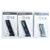 3 CZ 75/85 & CZ 2075 RAMI 9mm 10rd Magazines