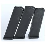 Glock .40 S&W Polymer Magazines, Lot of 3