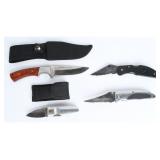4 Utility & Folding Knives Including Winchester