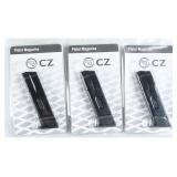 Three CZ 75 Series 10-Round 9mm Pistol Magazines