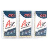 CCI .17 HMR A17 Varmint Tip Ammo, 150 Rds, Modern