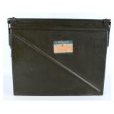 US Military Ammo Can, Olive Drab, Mid-20th C.