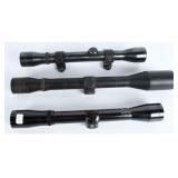 Three Rifle Scopes