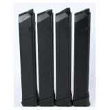 (4) RWB 33-Rd Extended Mags for Glock 9mm