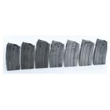 Six Ruger Mini-14 Steel Rifle Magazines