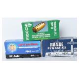 Fiocchi & PPU .32 Auto Ammo, 150rd
